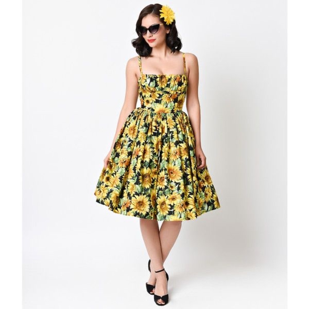 Bernie Dexter TammieW Sunflower Print Dress